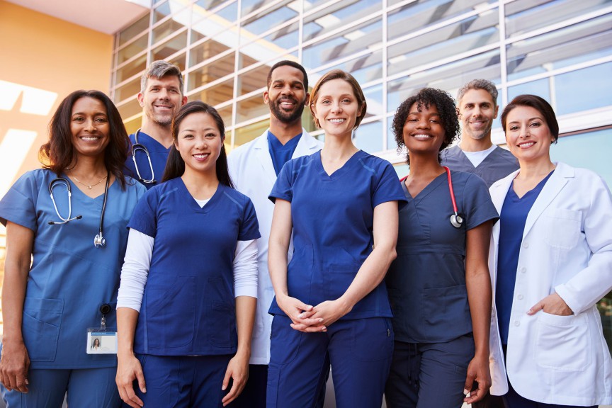 clinical research site team